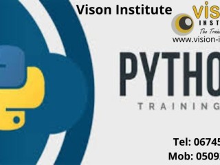 Python Programming Classes at Vision Institute. Call 0509249945