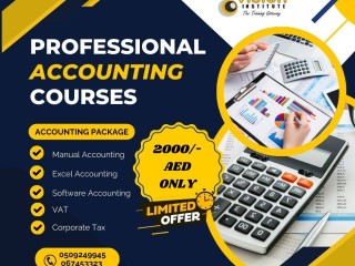 Accounting Classes at Vision Institute. Call 0509249945