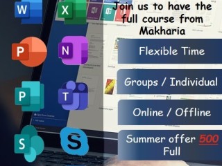 MS OFFICE training full course with Makharia call-0568723609