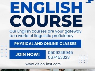 Spoken English Course at Vision Institute. Call 0509249945