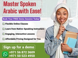 Master Spoken Arabic with Ease! +971 56 872 3609