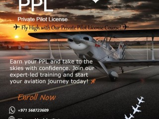 PPL COURSE FOR BECOME A PILOT AT MAKHARIA - 0568723609