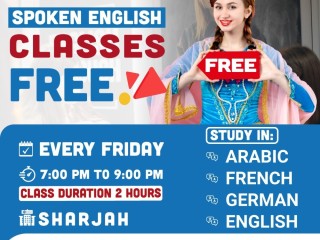 Free Spoken English Class in Sharjah Call - 0568723609