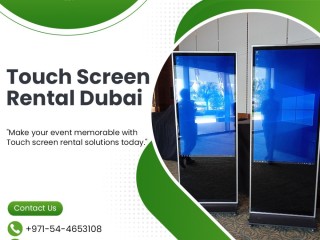 What Types of Touch Screens Can You Rent in Dubai?