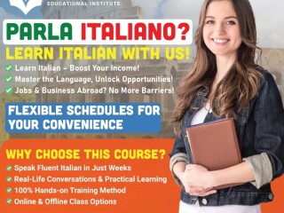 Spoken Italian Course  Call +971 56 872 3609