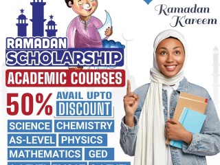 Ramadan scholarship  50% off on academic courses | +971 56 872 3609