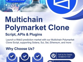 Create a Feature-Rich Blockchain Prediction Market with Our Polymarket Clone