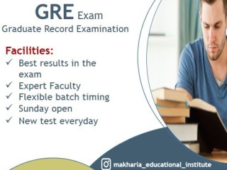 Crack GRE Exam with high marks with Makharia-0568723609