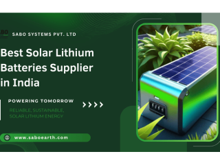 Best Solar Lithium Batteries Supplier in India