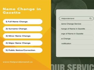 Attach vital supporting documents and filing fees for Name change procedure in India